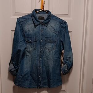 Cavalini Blue Denim Shirt